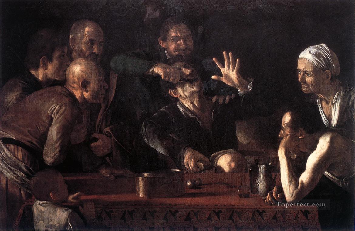 El cajón de los dientes Caravaggio Pintura al óleo